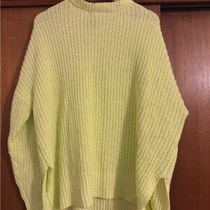 NWT Rue 21 Women's Lime Sweater
